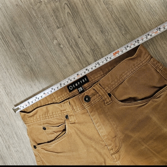 Empyre Verge Men's 28w Tan Distressed Khakis - Picture 11 of 15